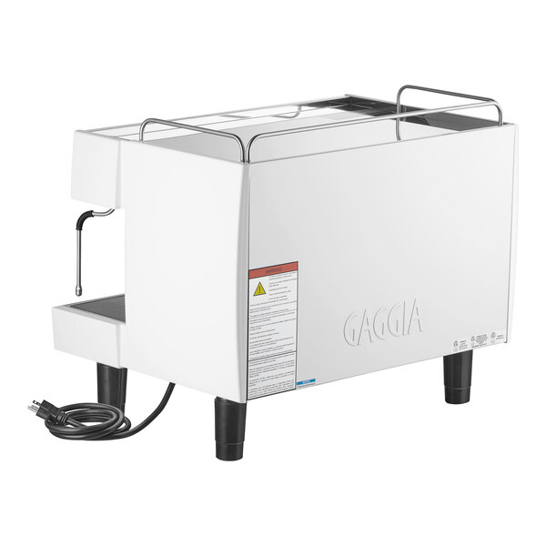 Gaggia Vetro White 2 Group Automatic Tall Espresso Machine 220V