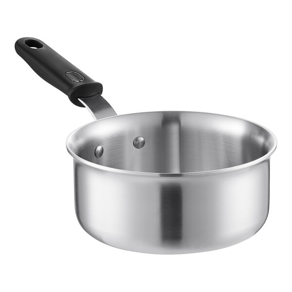 Small Stainless Steel Butter Warmer & Measuring Pan – 20 OZ Tri-Ply Saucepan With Dual Pour Spouts For Induction Stoves
