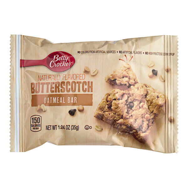 Betty Crocker Butterscotch Oatmeal Bar 1.24 oz. 144/Case