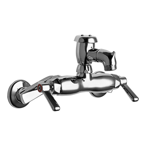 Chicago Faucets 305VBCP WallMounted Mop Sink Faucet with Adjustable