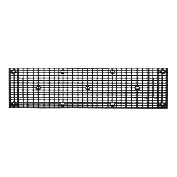 SPC Retail BM960324 Benchmaster 96" x 24" Black Plastic Grid Top