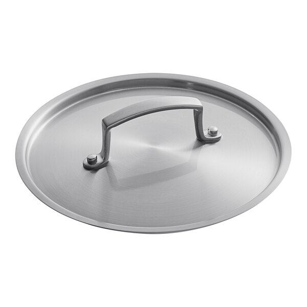 Vigor SS3 Series 2 Qt. Tri-Ply Stainless Steel Saucier Pan with Cover
