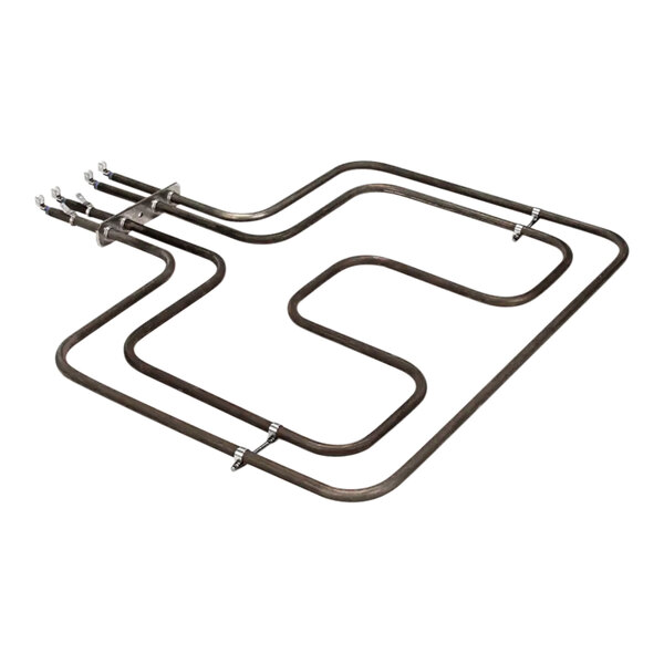 A Moffat top oven heating element with two metal handles.
