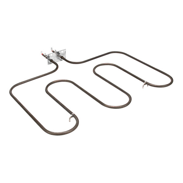 A Moffat bottom heating element with attached wires.