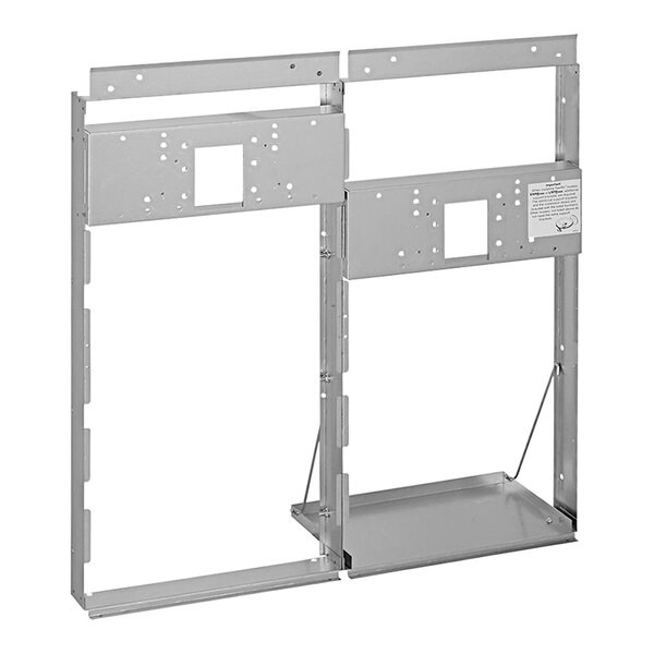 A metal Elkay mounting frame with holes.