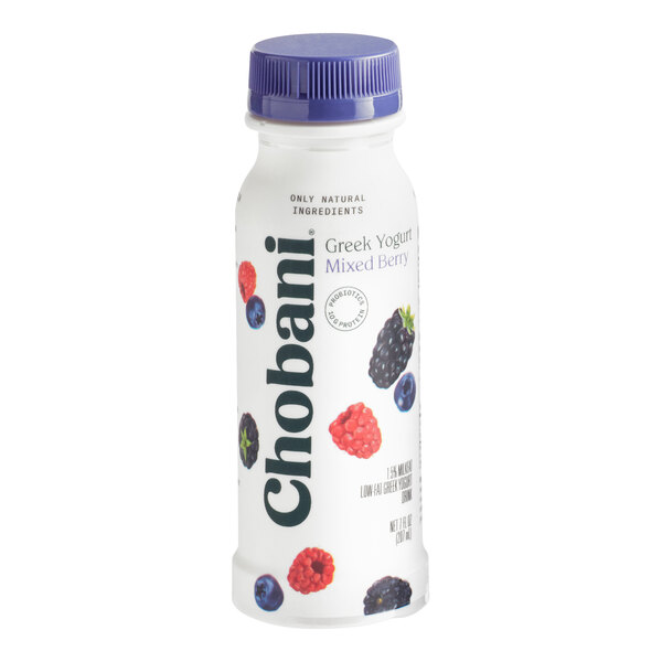 Chobani LowFat Mixed Berry Greek Yogurt Drink 7 fl. oz. 8/Case