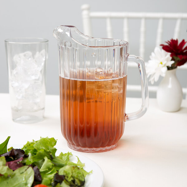 Cambro P480CW135 Camwear 48 oz. Clear Plastic Pitcher