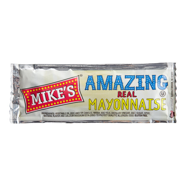 Mike's Amazing Real Mayonnaise Packet 12 Gram 200/Case