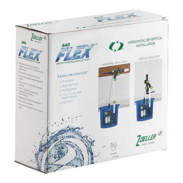 Zoeller 5400005 Flex WaterPowered Emergency Backup Sump Pump System