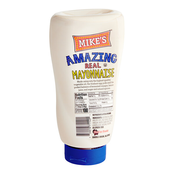 Mike's Amazing Real Mayonnaise Squeeze Bottle 22 fl. oz. 12/Case