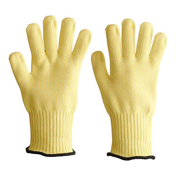 Ansell ActivArmr 43113 Yellow Kevlar Gloves with Silica Fiber Core