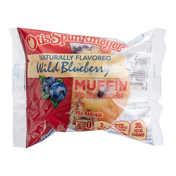 Otis Spunkmeyer Individually Wrapped Wild Blueberry Muffin 2.25 oz