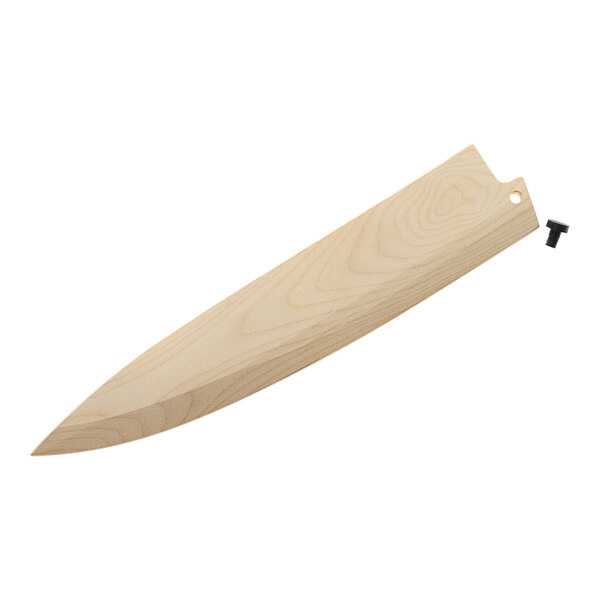 A Mercer Culinary birch wood knife cover.