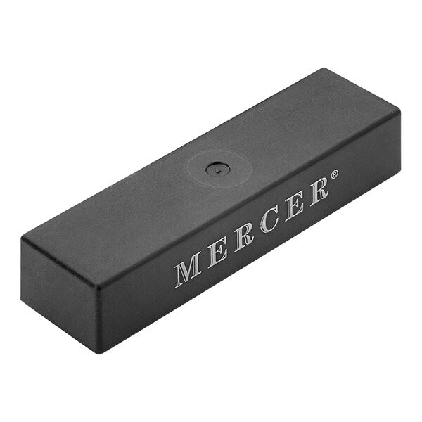 A black rectangular Mercer Culinary box with a logo.