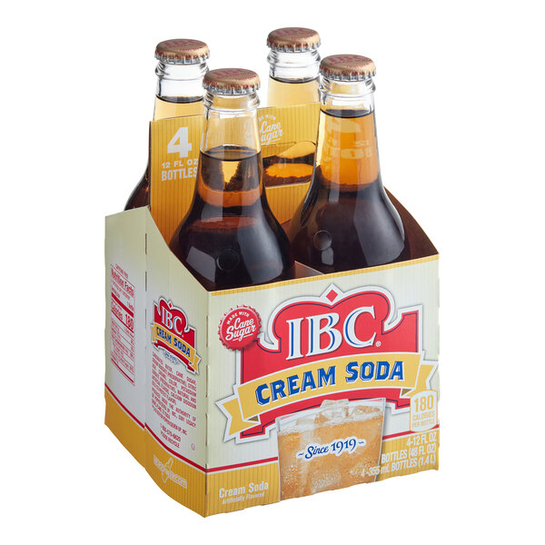 IBC Cream Soda 12 fl. oz. Glass Bottle 24/Case