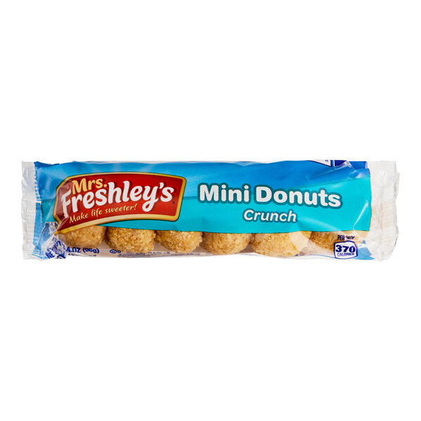 Mrs. Freshley's Single Serve Crunch Mini Donuts with Coconut Coating 6 ...
