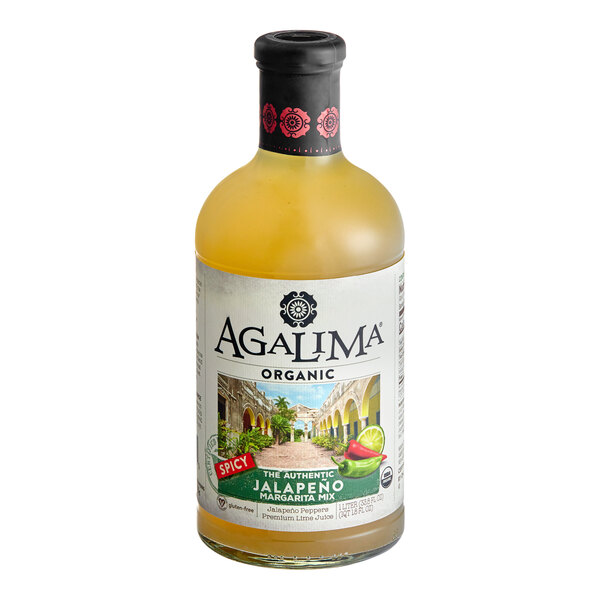 Agalima Organic Spicy Jalapeno Margarita Mix 1 Liter