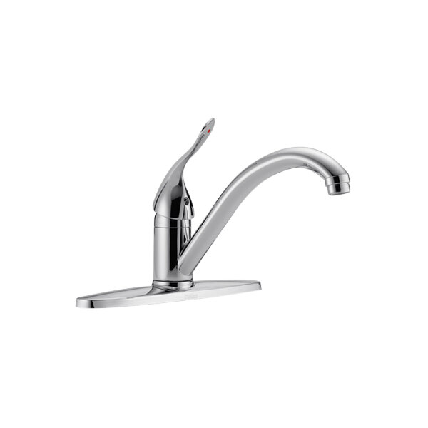 Delta Faucet 100LFHDF Deck Mount Single Handle Kitchen Faucet with