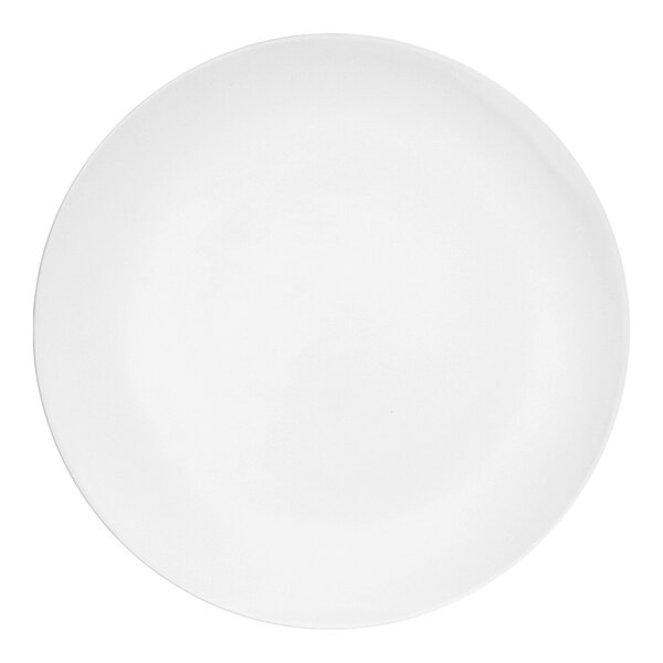 CalMil 9" White Shallow Coupe Melamine Plate