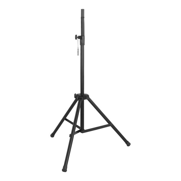 An AmpliVox black tripod stand for portable sound equipment.