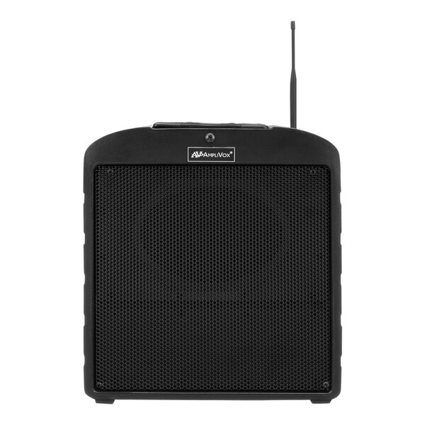 An AmpliVox Companion speaker for AirVox PA systems with a wireless receiver.
