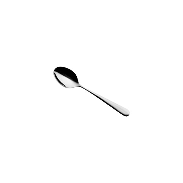 A Hepp Carlton stainless steel coffee spoon with a silver handle.