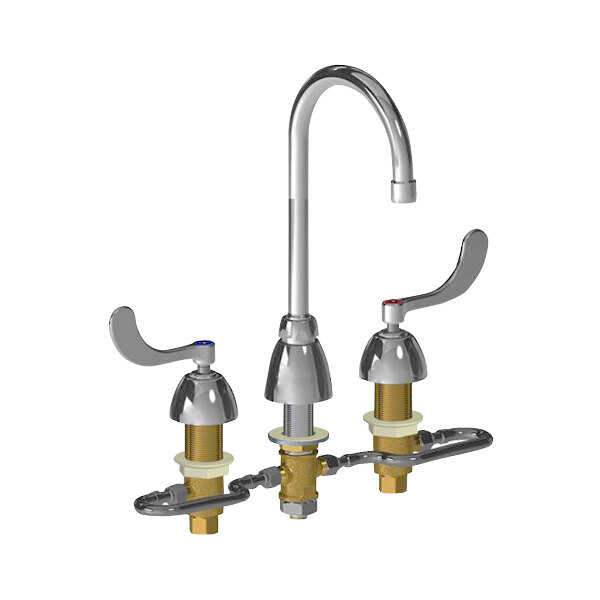 Chicago Faucets 786HGN2AE3XKAB 2.2 GPM DeckMounted Faucet with 5 1/4