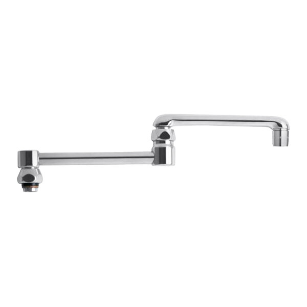 Chicago Faucets DJ13JKABCP 13" DoubleJointed Swing Spout with 13/16