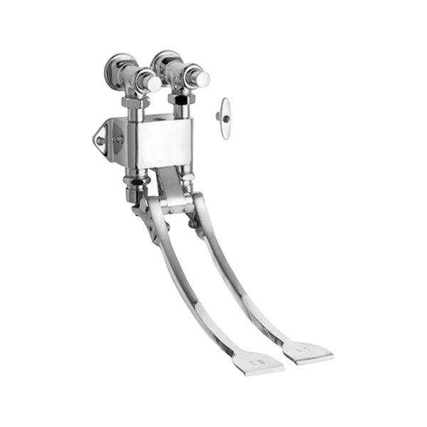 Chicago Faucets 834EPSLOABCP FootOperated Remote Valve with Long