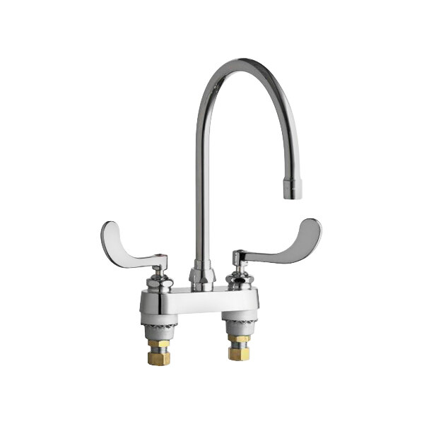 Chicago Faucets 895317GN8AE65VAB 1.0 GPM DeckMounted Faucet with 8