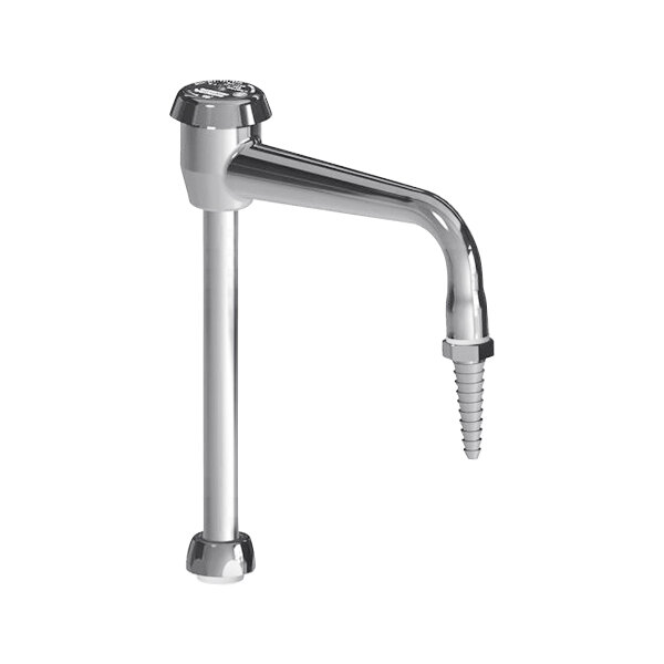 Chicago Faucets GN2BVBE7JKCP 6" Rigid / Swing Gooseneck Spout with 3/8"18 NPSM Female Outlet
