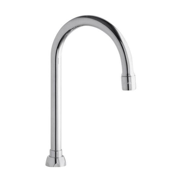 Chicago Faucets GN2AE35JKABCP 5 1/4" Rigid / Swing Gooseneck Spout with