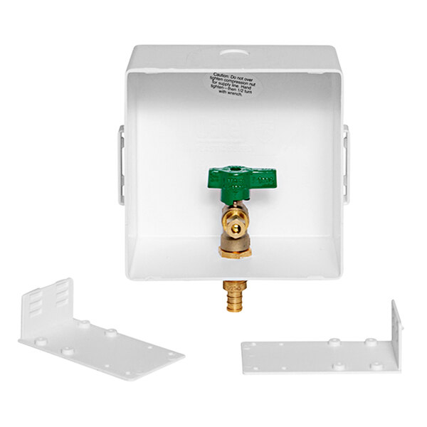 Oatey 39160 1/4 Turn F1807 Square Contractor Ice Maker Outlet Box