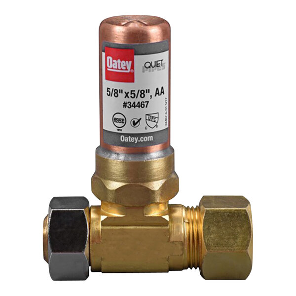 Oatey 34467 Quiet Pipes AA Tee Hammer Arrestor with 5/8" OD Compression