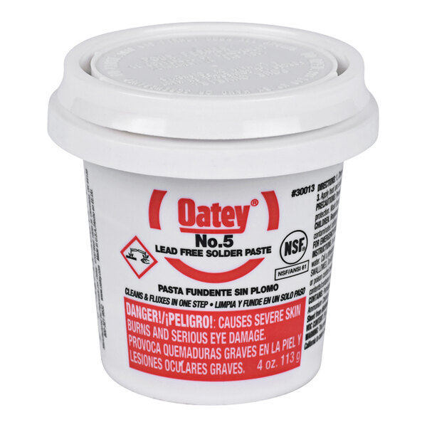 Oatey No. 5 30013 4 oz. Soldering Paste Flux