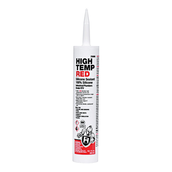 Hercules by Oatey High Temp Red 25666 10.1 oz. Silicone Sealant