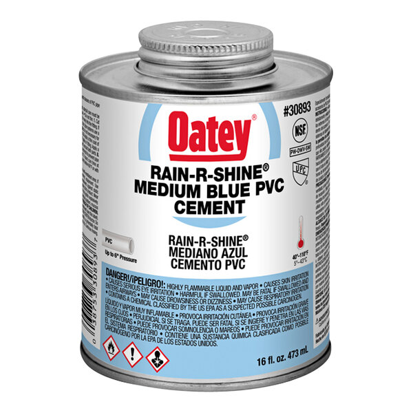 RainOrSHINE　13L Oatey Rain-R-Shine 30893 16 oz. PVC Medium Blue Cement
