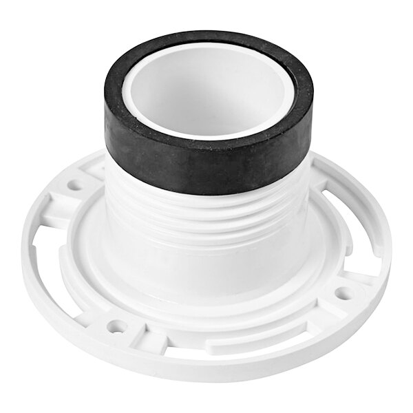 Oatey 43651 TwistNSet 4" PVC Water Closet Flange