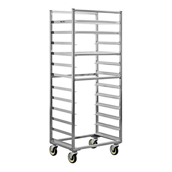 New Age 12 Pan Side Load Heavy-Duty Aluminum Bun / Sheet Pan Rack 1333S