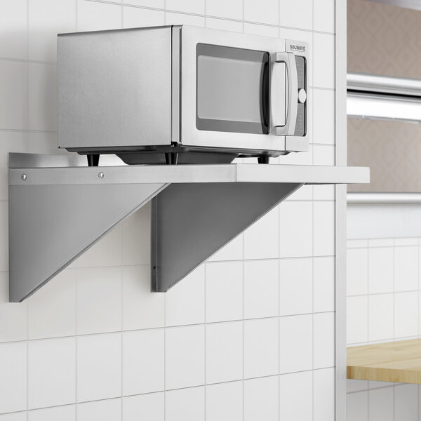 New Age 95883 24" x 24" Aluminum HeavyDuty Microwave Shelf