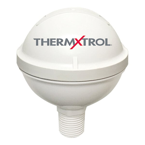 A white round Amtrol Therm-X-Trol thermal expansion tank.