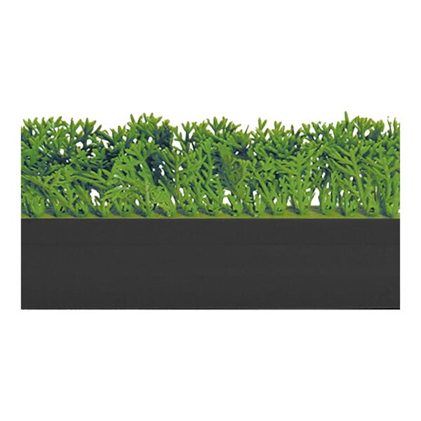 A Dalebrook black and green melamine parsley divider with a black base and green artificial parsley.