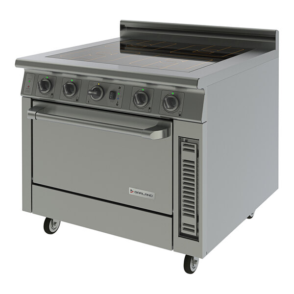 Garland GME36I20C Master Series 36" Electric Induction Range and Convection Oven 120/208V, 3