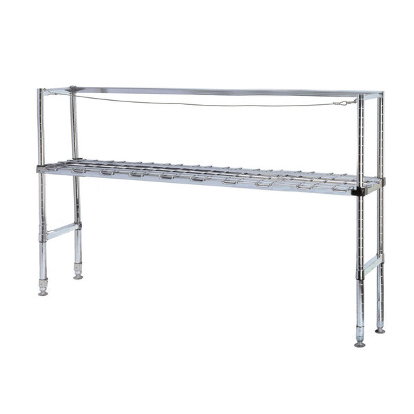 Metro KR345DC Four Keg Rack with One Dunnage Rack - 42" x 18" x 56 1/8"