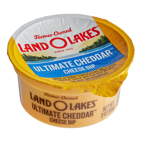 Land O Lakes Ultimate Cheddar Cheese Dip 3 oz. Cup 140/Case