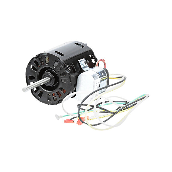 A black All Points 681493 fan motor with wires.