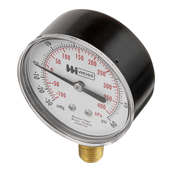 A close-up of an All Points pressure gauge.