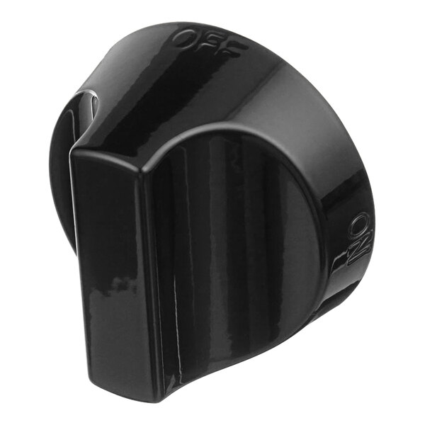 A black plastic knob for an All Points charbroiler.
