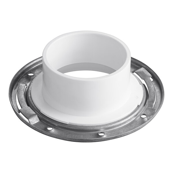 Oatey 43495 Level Fit 3" 4" PVC Water Closet Flange with Stainless