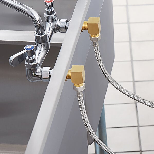 Regency Faucet Installation Kit with 90 Degree Elbows and 1/2" NPT Connection